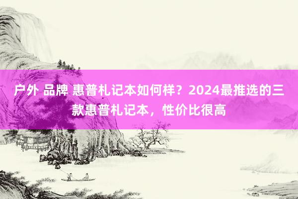 户外 品牌 惠普札记本如何样？2024最推选的三款惠普札记本，性价比很高