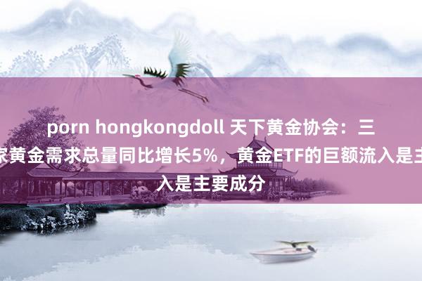 porn hongkongdoll 天下黄金协会：三季度大家黄金需求总量同比增长5%，黄金ETF的巨额流入是主要成分